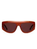 MCM oversize-frame sunglasses - Brown