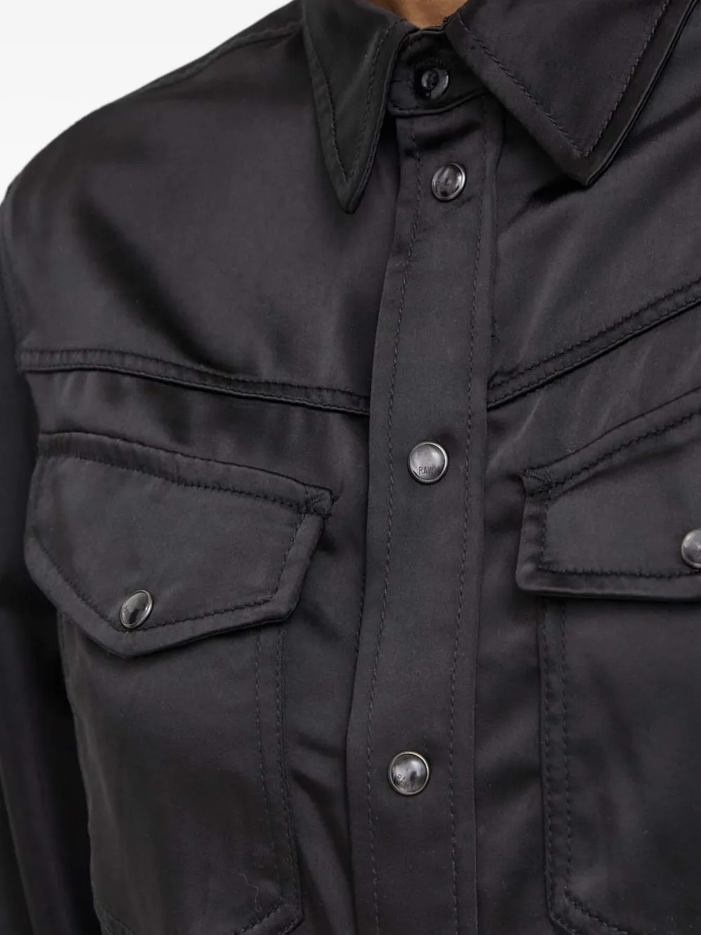 G-Star RAW Blouse met borstzak Zwart