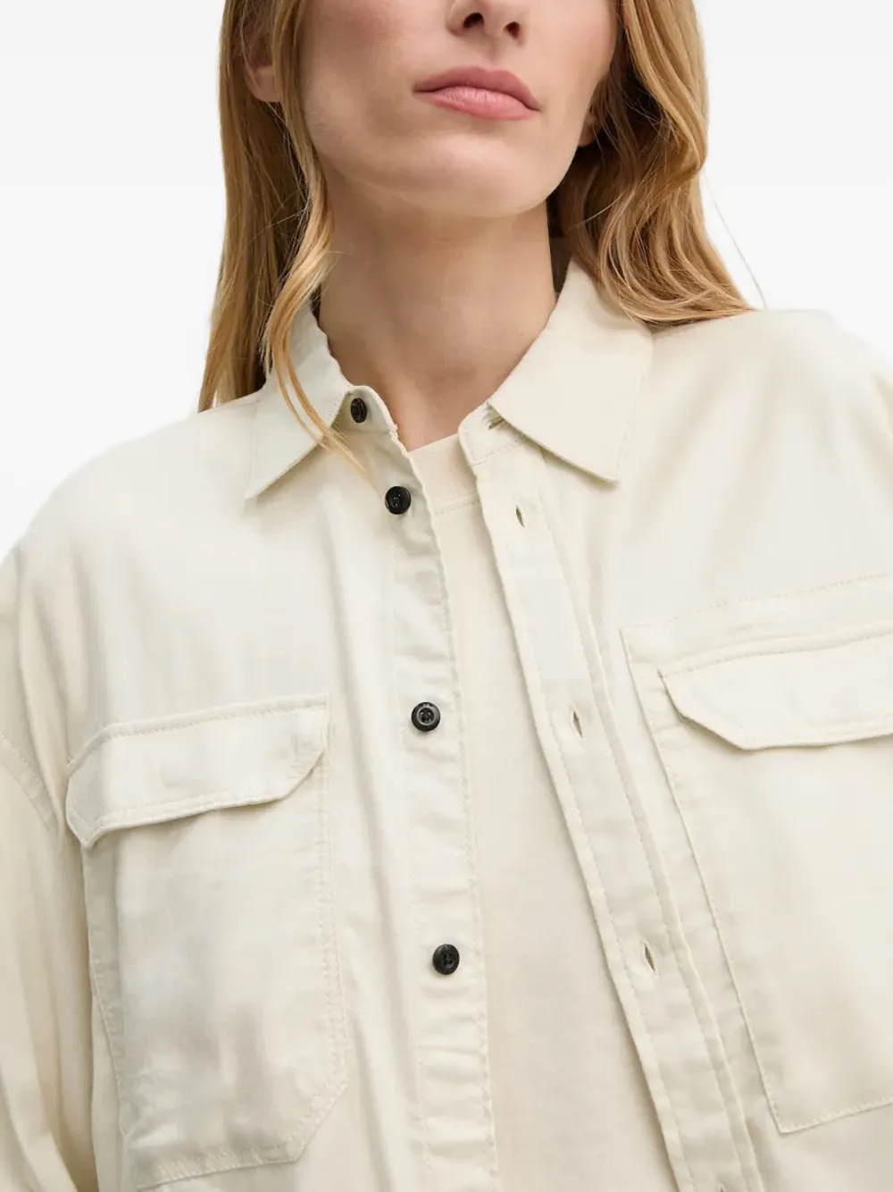 G-star Raw Pocket Buttoned Shirt In Neutral