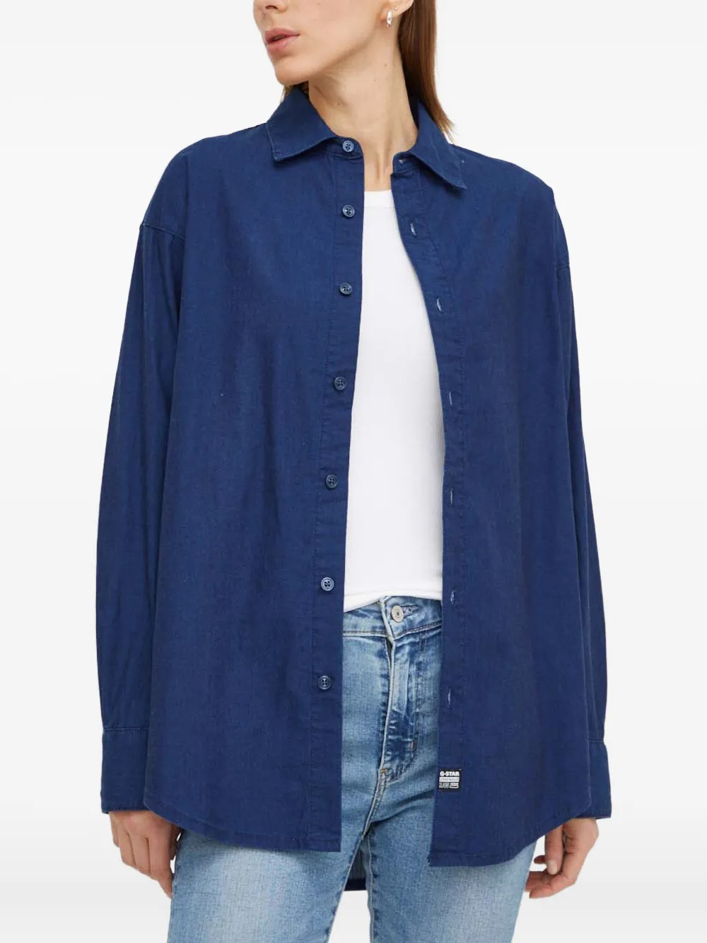 G-Star RAW ボタン シャツ - ブルー G-Star RAW ボタン シャツ - ブルー