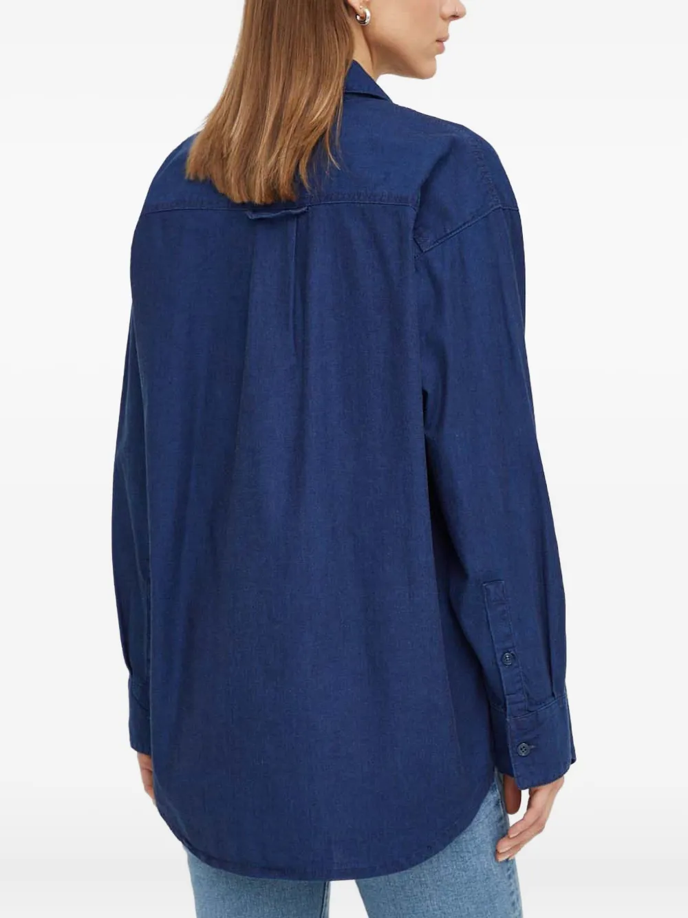 G-Star RAW Button-down blouse Blauw