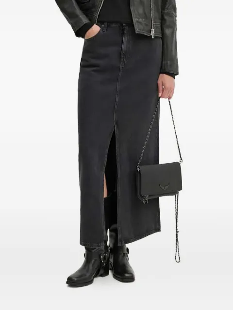 G-Star RAW front-split denim skirt