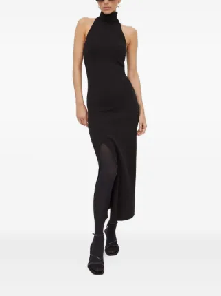 what to wear under a high slit dress Kelly Green Short Sleeves Ruched Drawstring Slit Maxi Dress Large