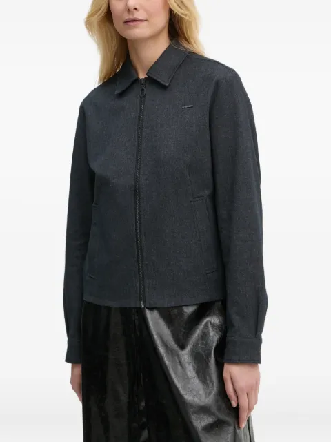 G-Star RAW logo-plaque collared jacket