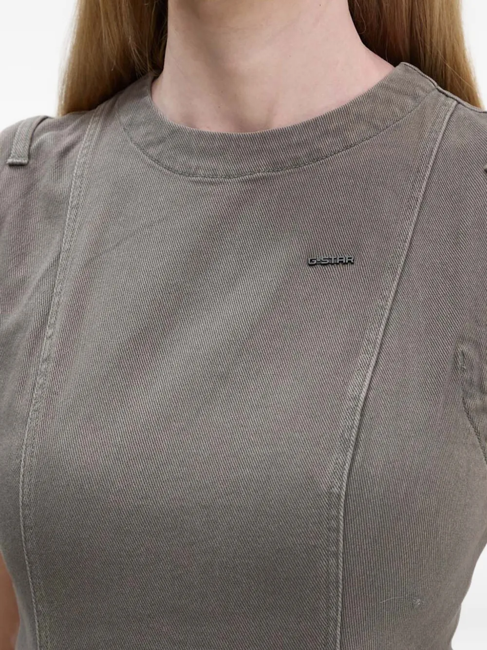 G-Star RAW Mouwloze jurk Grijs