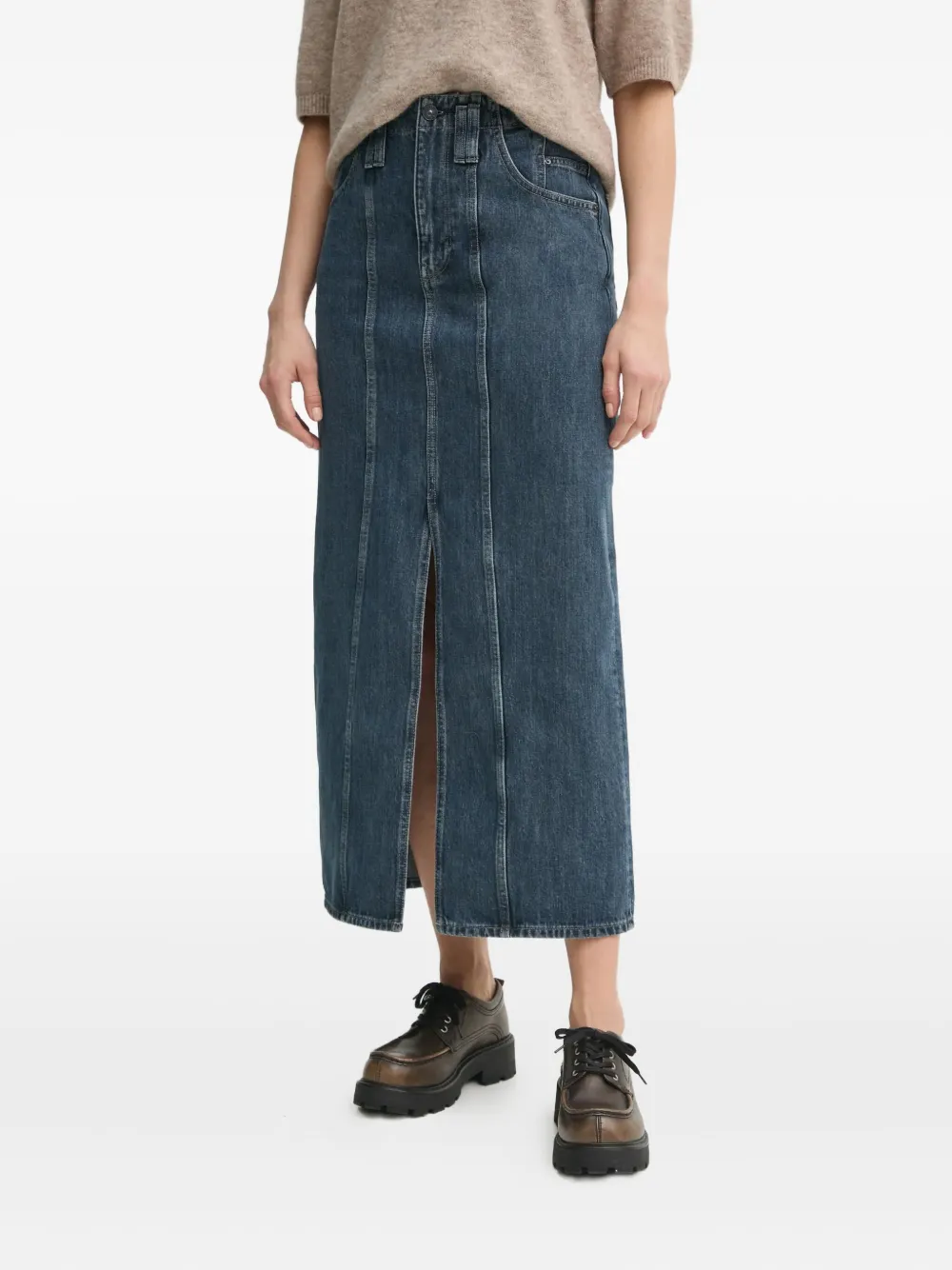 G-Star RAW スリット スカート - ブルー G-Star RAW スリット スカート - ブルー