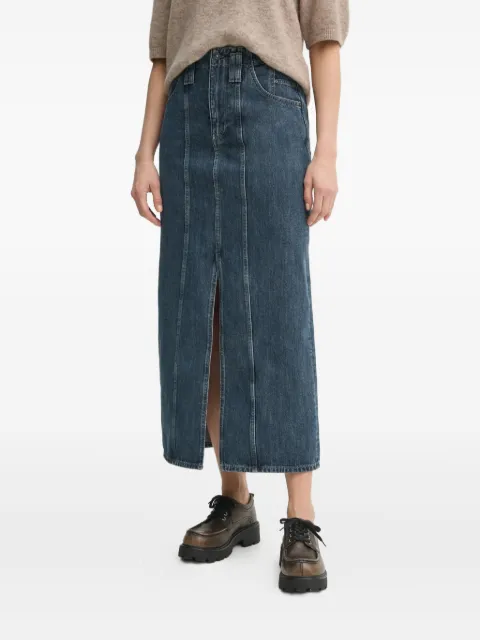 G-Star RAW front-slit midi skirt