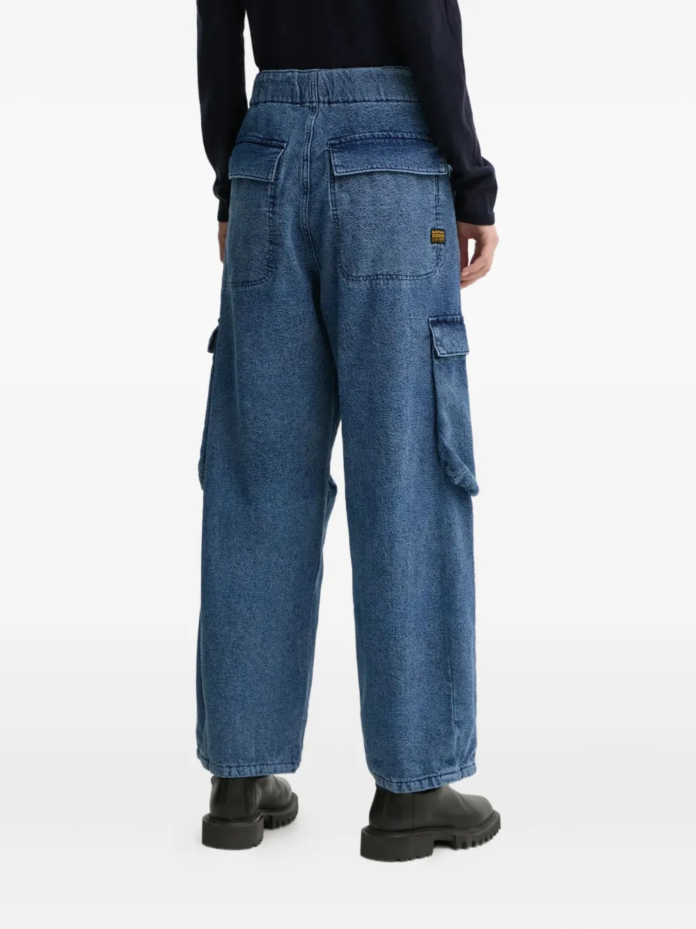 G-star Raw Cargo-pocket Trousers In Blue