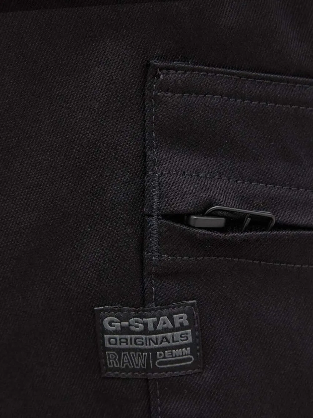G-Star RAW Broek met cargo zak - Zwart
