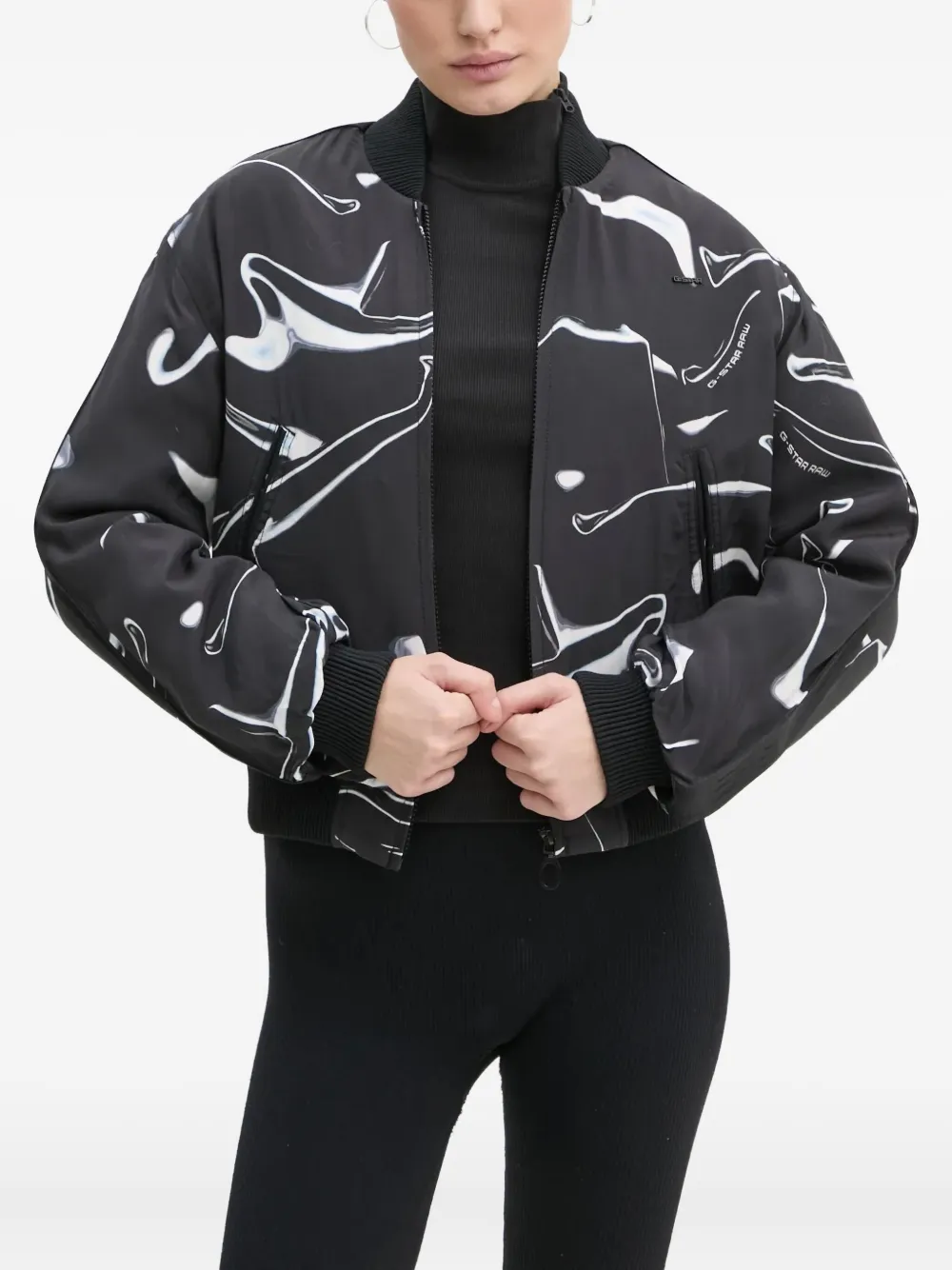 G-star Raw Long-sleeves Jacket In Black