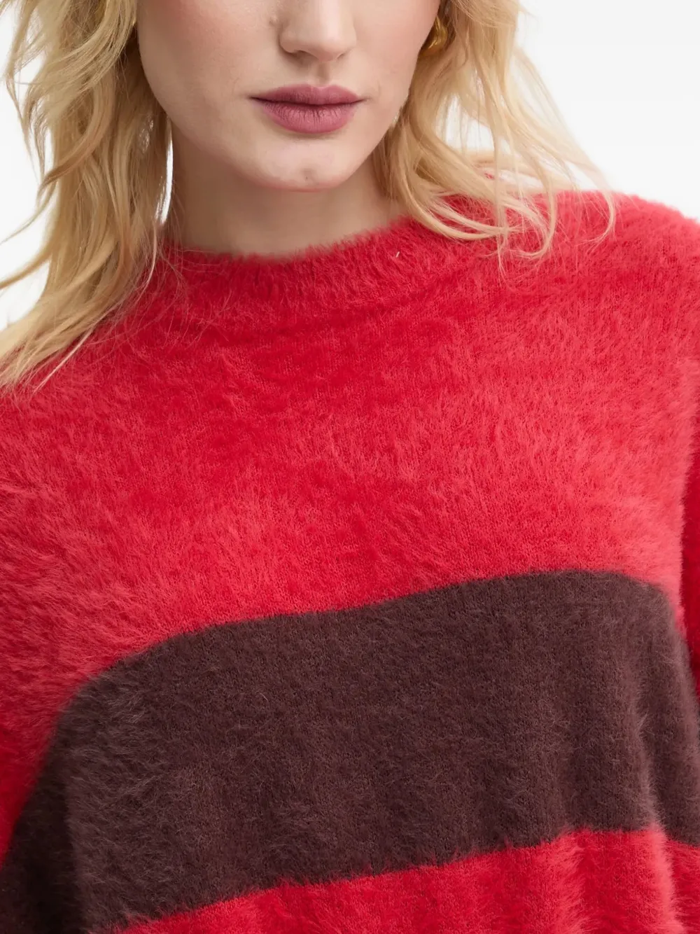 G-star Raw Striped Sweater In Red
