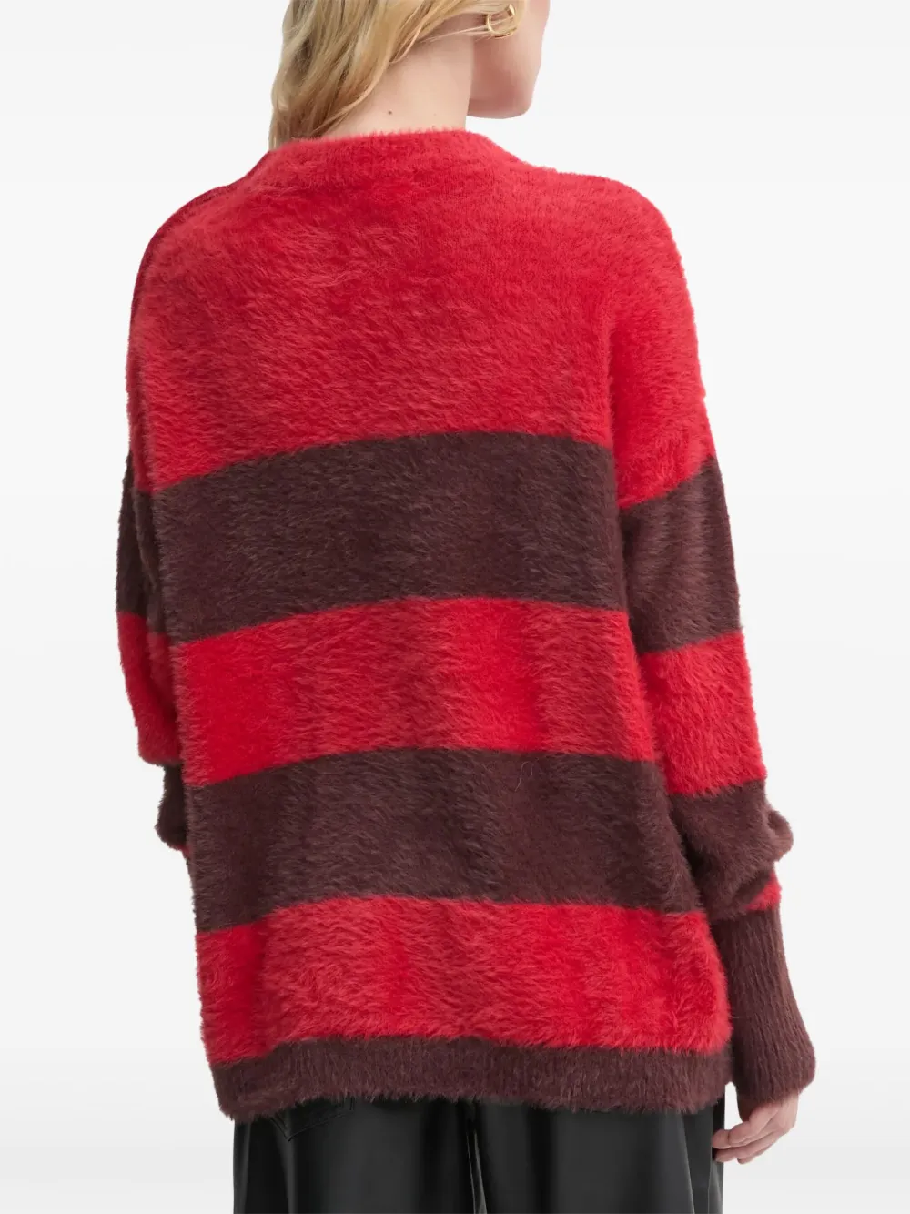 G-star Raw Striped Sweater In Red