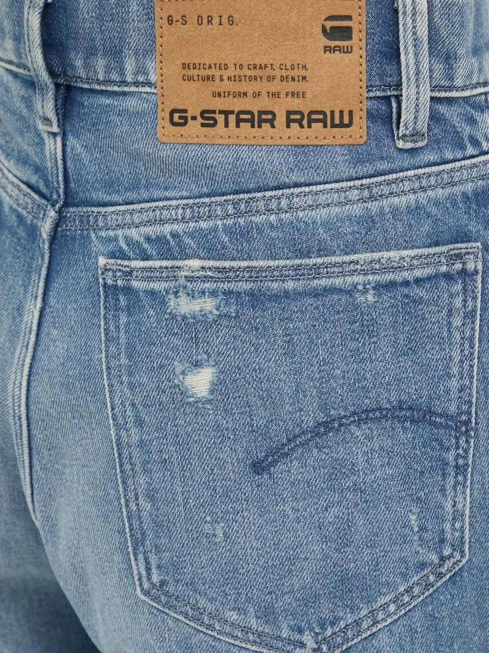 G-Star RAW Straight jeans Blauw