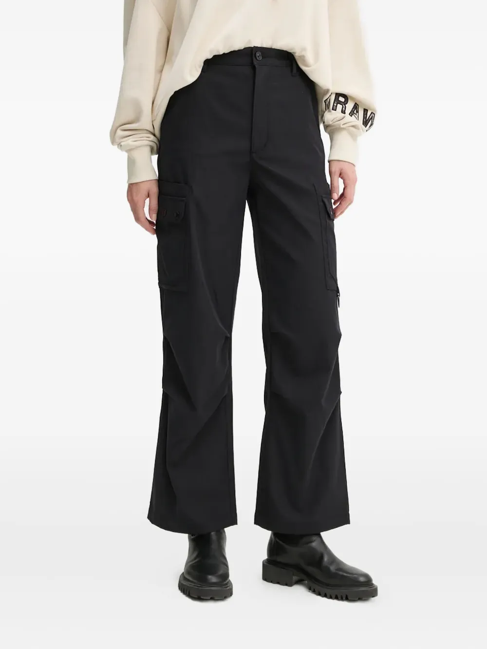G-star Raw Cargo-pocket Trousers In Black