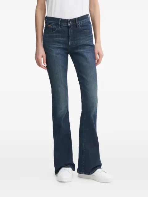 G-Star RAW logo-patch flared jeans
