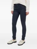 G-Star RAW logo-patch skinny trousers - Blue