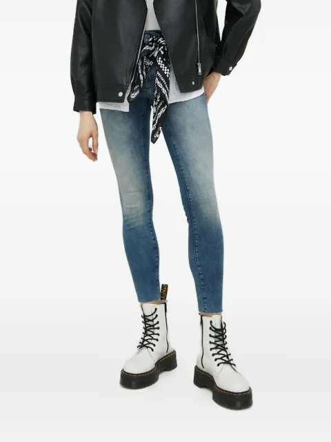 G-Star RAW 3301 frayed-hem jeans