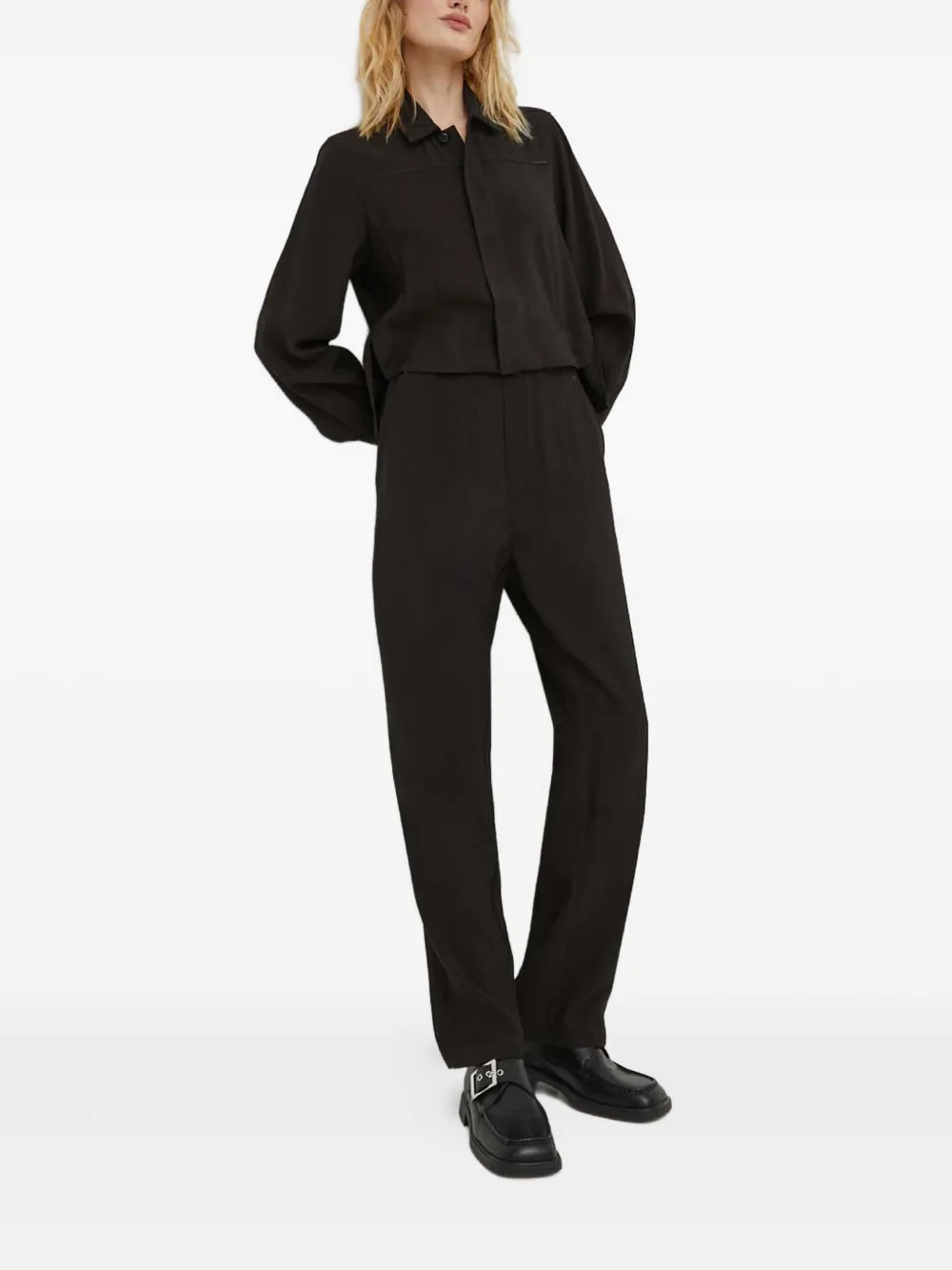 G-Star RAW logo-detail jumpsuit - Zwart