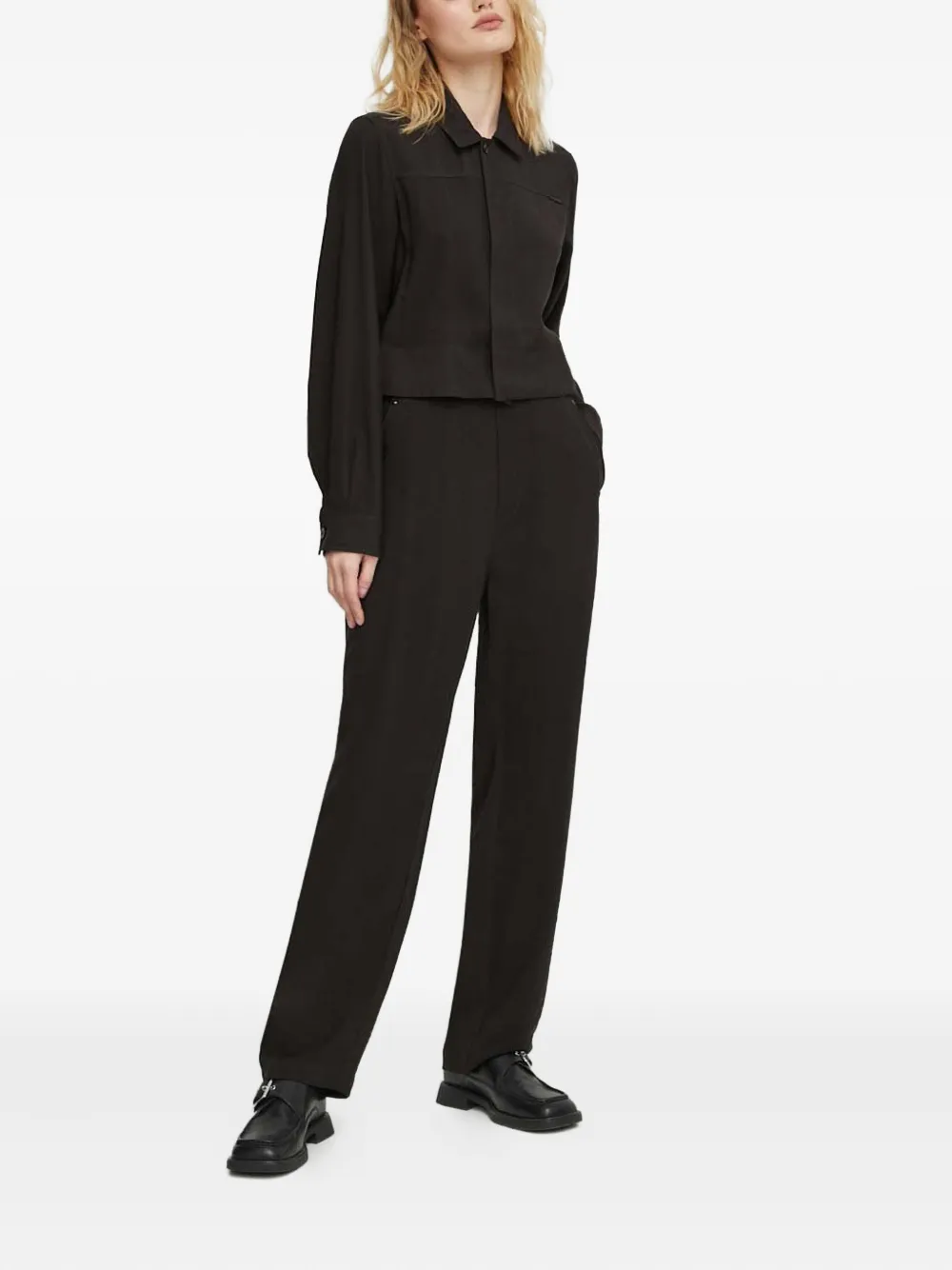 G-Star RAW Jumpsuit met logodetail Zwart