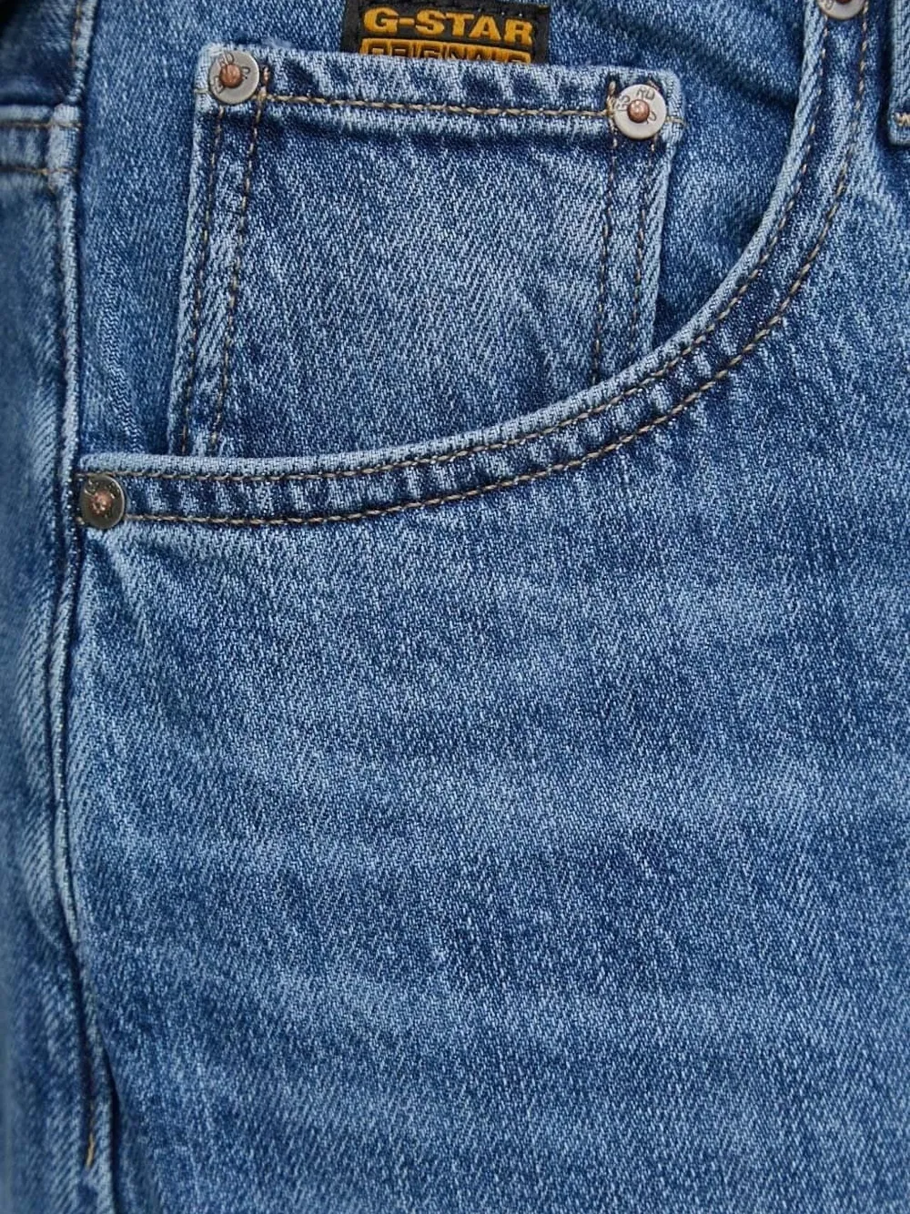 G-Star RAW Viktoria denim maxi-rok Blauw