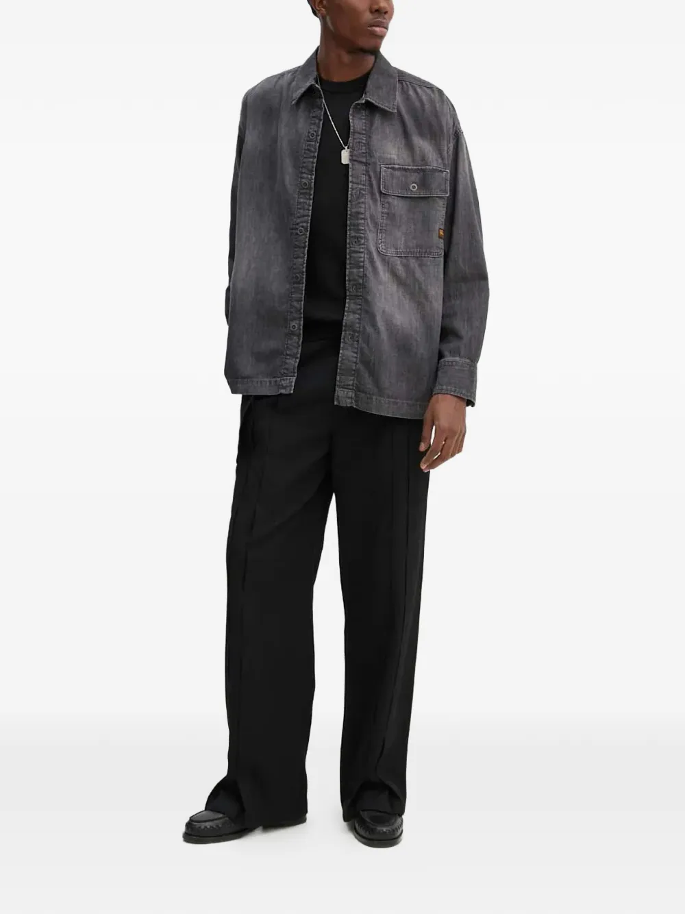 G-Star RAW pocket buttoned shirt - Grijs