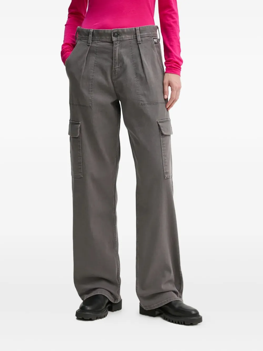 G-star Raw Cargo-pocket Trousers In Gray