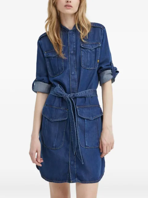 G-Star RAW vestido corto con cinturón