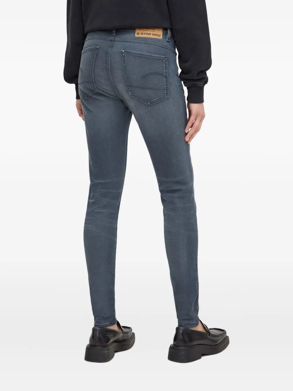 G-Star RAW Jeans van katoenblend - Grijs