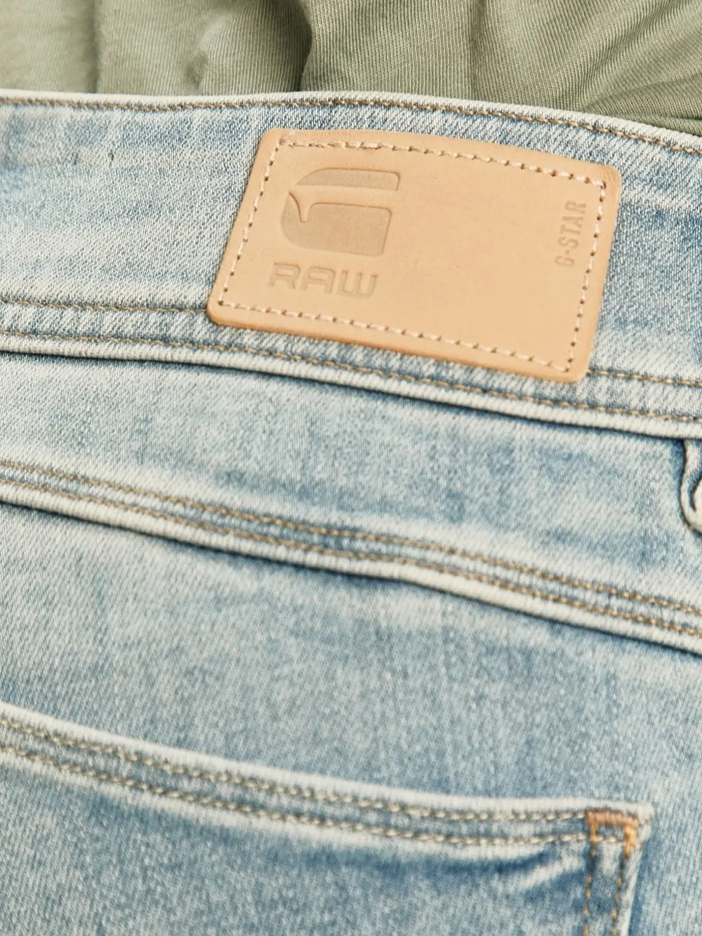 G-Star RAW Skinny jeans met vervaagd effect en vijf zakken Blauw