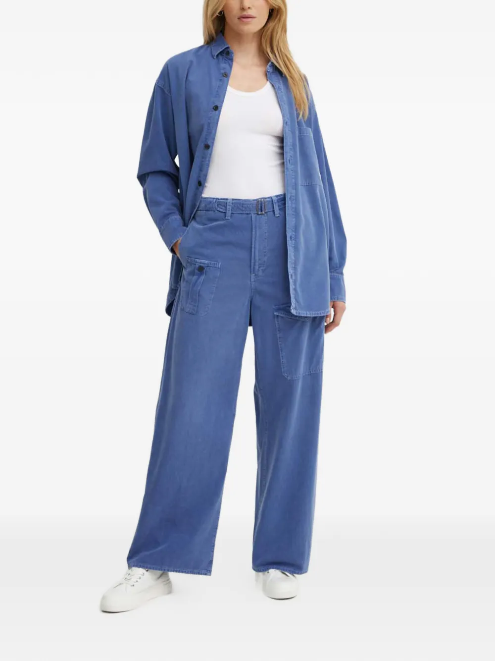 G-Star RAW blue cargo trousers - Blauw