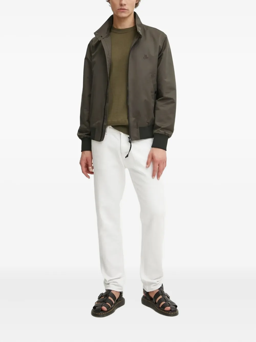 G-Star RAW merino-wool crew-neck sweater - Groen