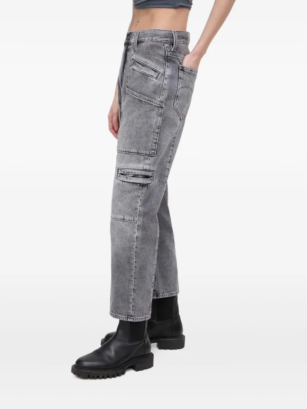 G-Star RAW Viktoria jeans met zak Grijs
