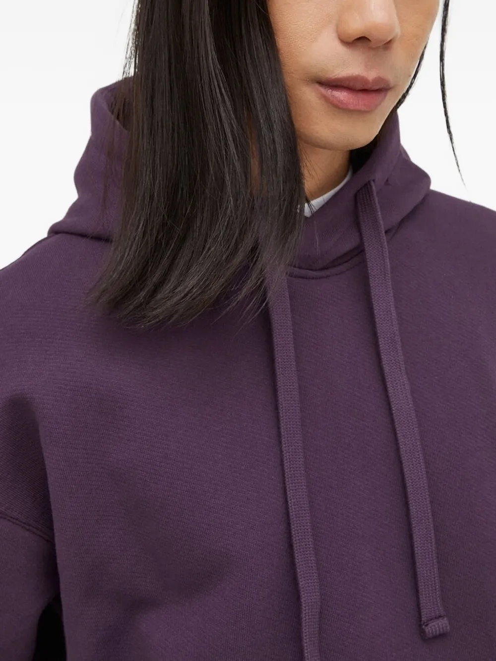 G-star Raw Drawstring-hood Sweatshirt In Purple