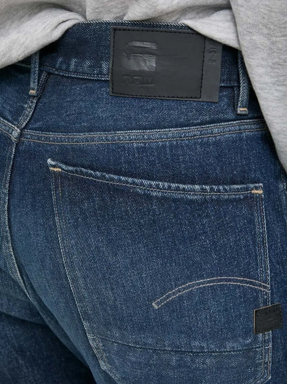 G-Star RAW Jeans met logopatch Blauw