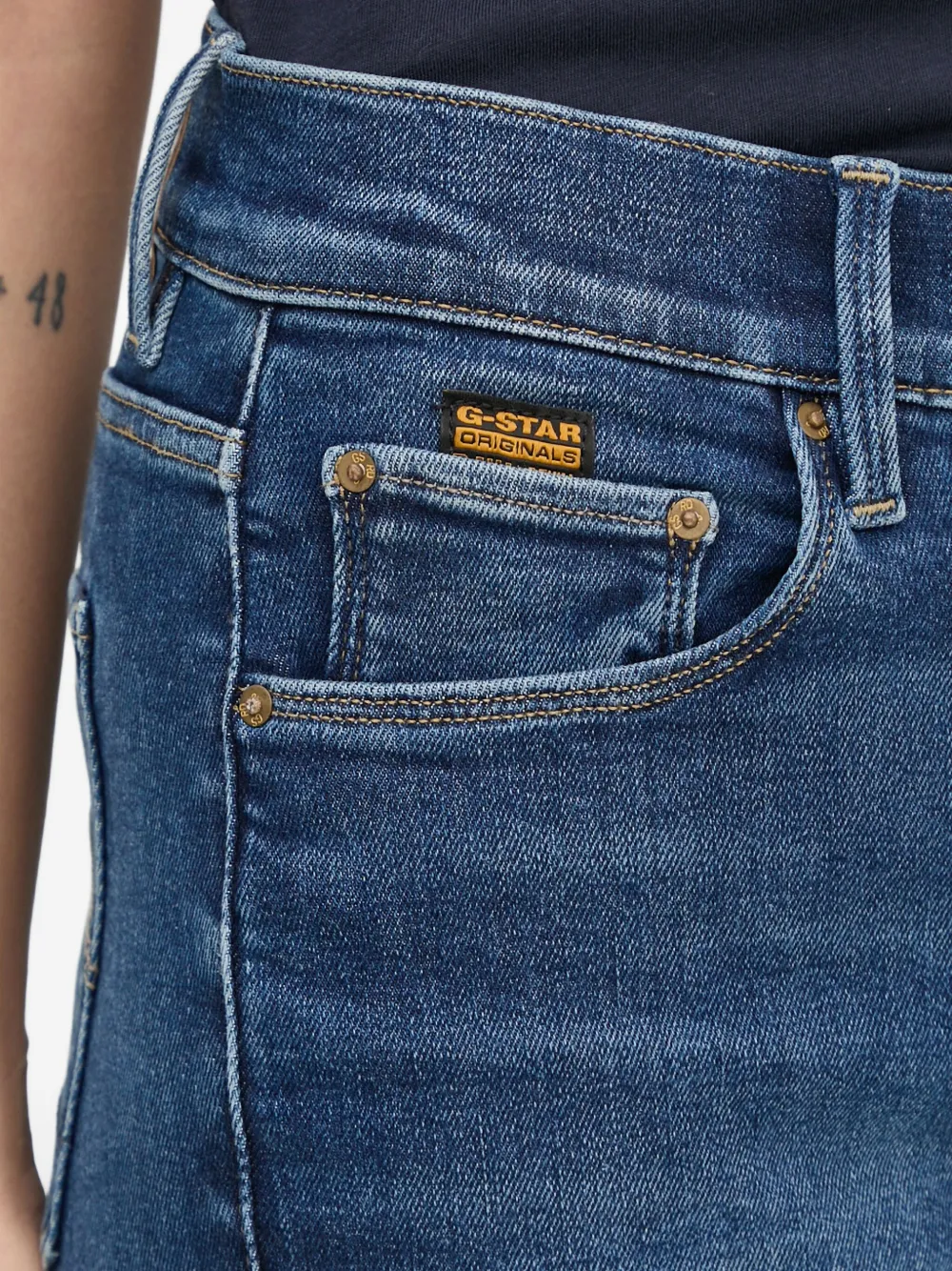 G-star Raw Cotton-blend Jeans In Blue