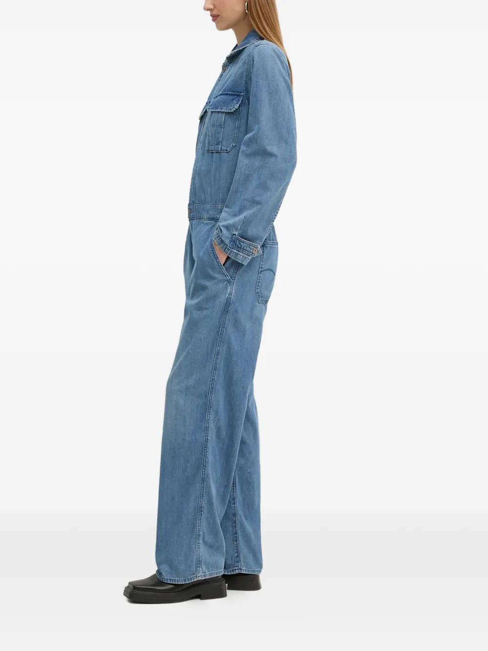 G-Star RAW denim jumpsuit - Blauw