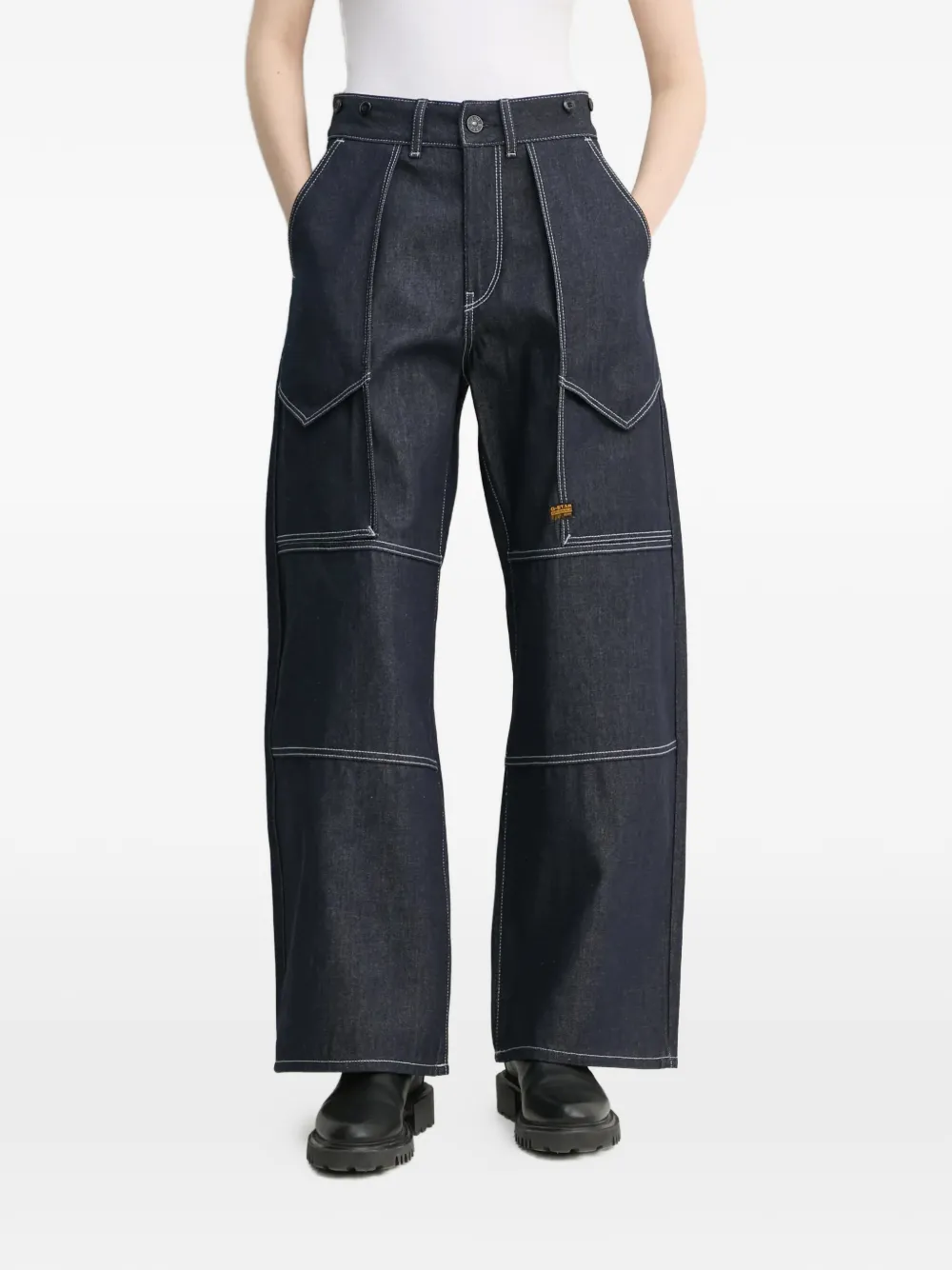 G-Star RAW stitching jeans - Blu