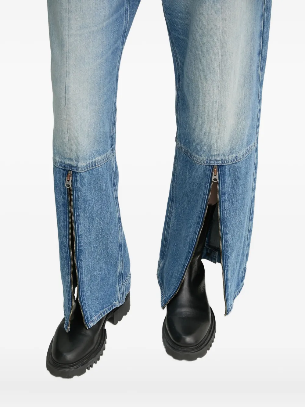 G-star Raw Zip-hem Jeans In Blue