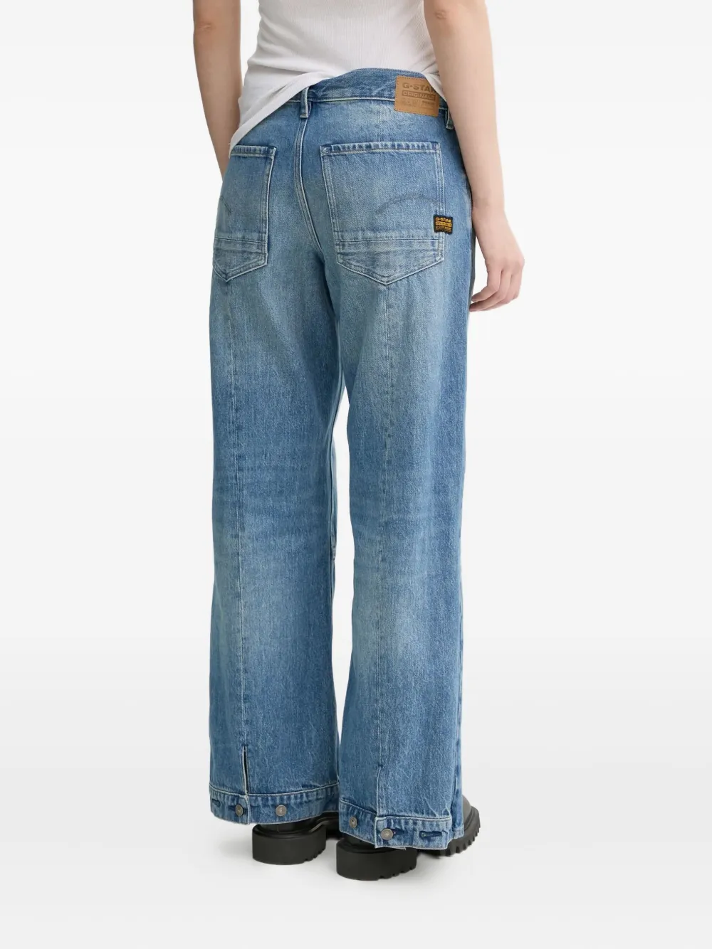 G-star Raw Zip-hem Jeans In Blue