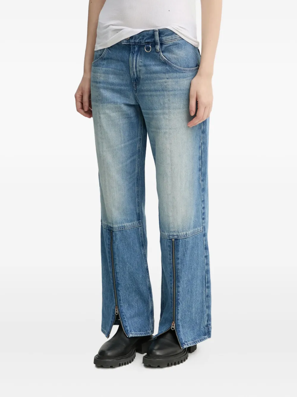 G-Star RAW ジップヘム ジーンズ - ブルー G-Star RAW ジップヘム ジーンズ - ブルー