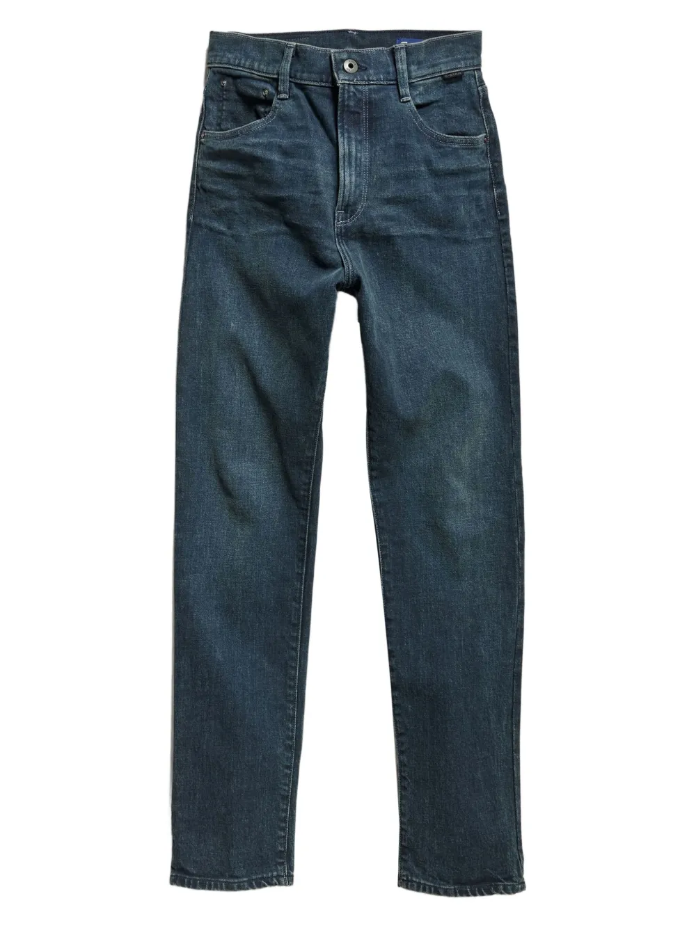 G-star Raw Logo-patch Denim Jeans In Blue