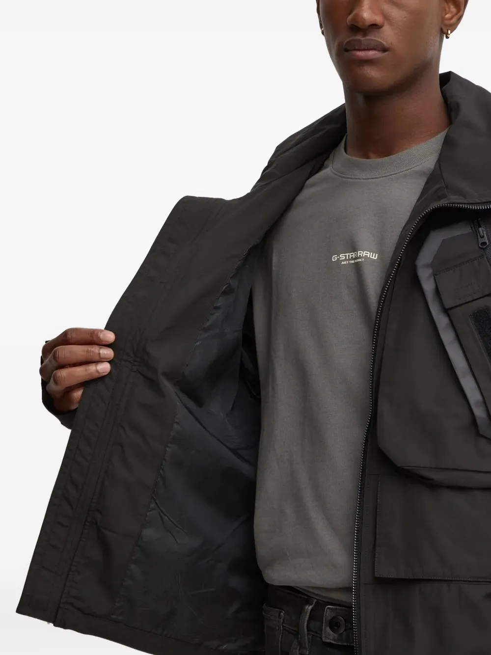 G-Star RAW Jack met capuchon Zwart