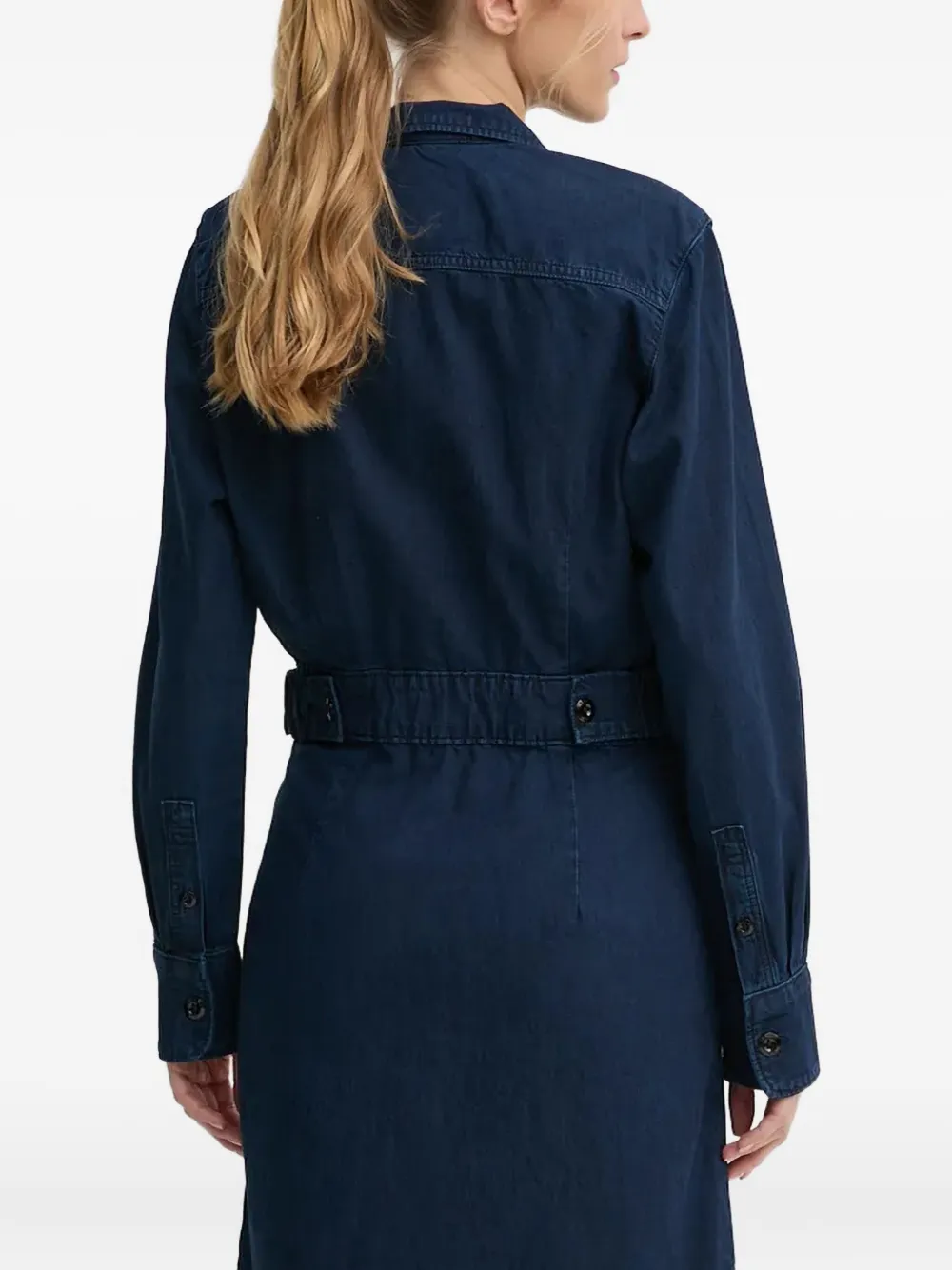 G-star Raw Wrap Denim Dress In Blue