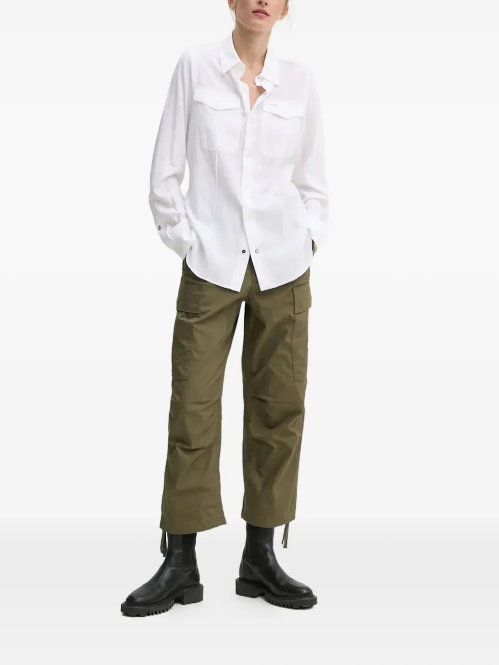 G-Star RAW pocket shirt - Wit