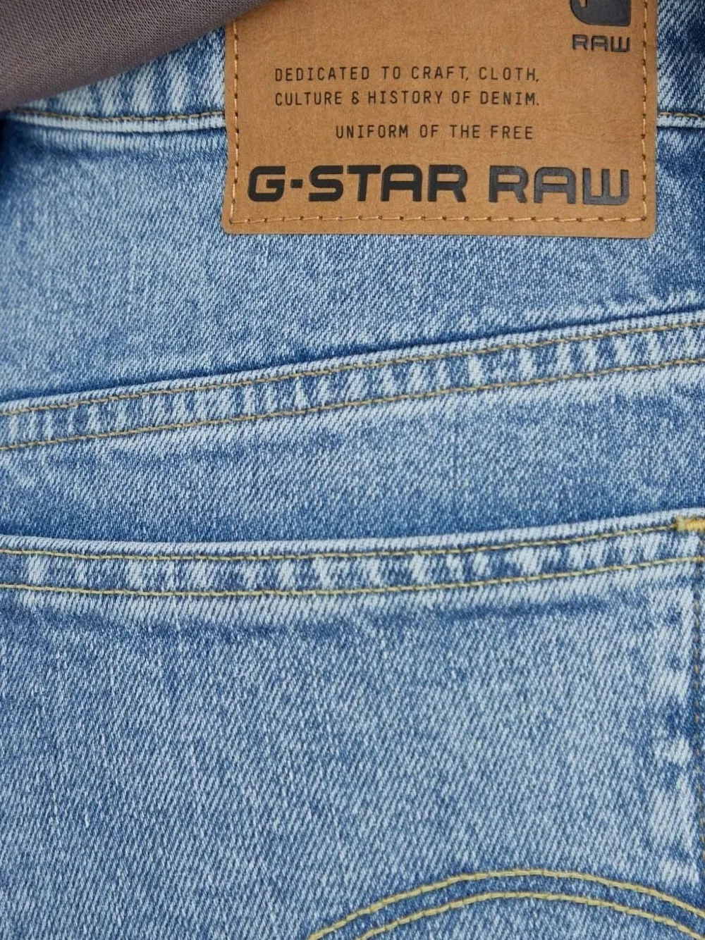G-Star RAW Victoria high-waist straight jeans Blauw