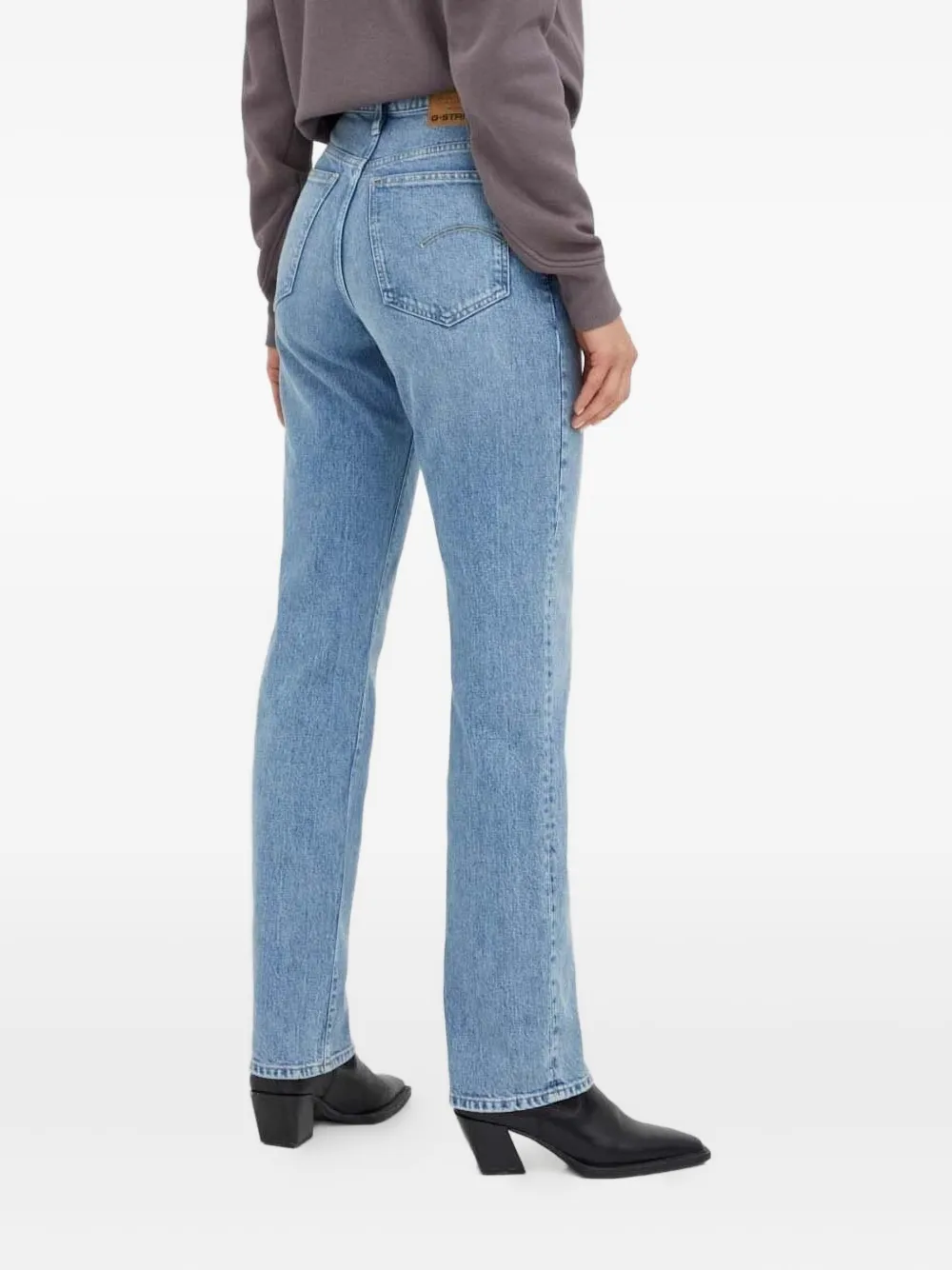 G-Star RAW Viktoria high-waisted straight jeans - Blauw
