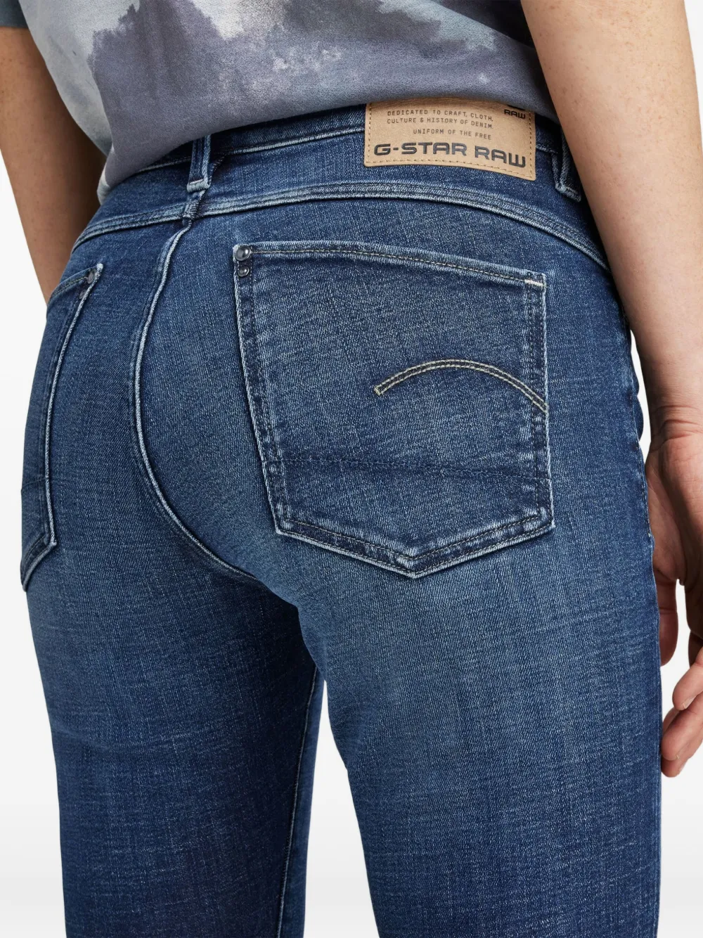 G-star Raw Lhana Five-pocket Skinny Jeans In Blue