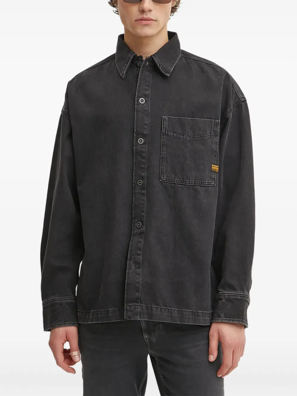 G-Star RAW ポケット デニムシャツ - ブラック G-Star RAW ポケット デニムシャツ - ブラック