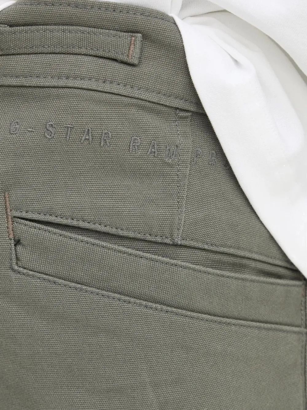 G-Star RAW Broek met geborduurd logo Groen