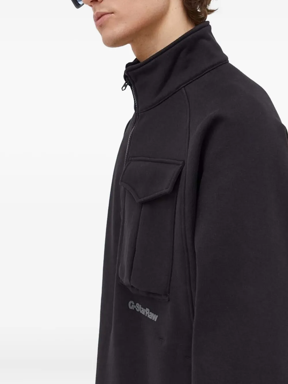 G-star Raw Half-zip Pocket Sweatshirt In Multi